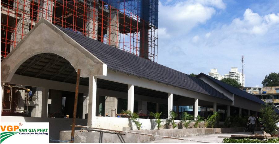 Thi công mái ngói - kèo 2 lớp